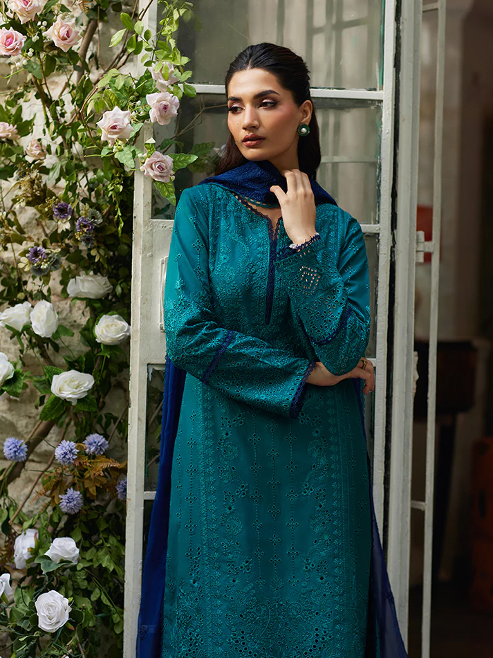 Gulaal - Lumiere Chikankaari Lawn GL-F - Image 2